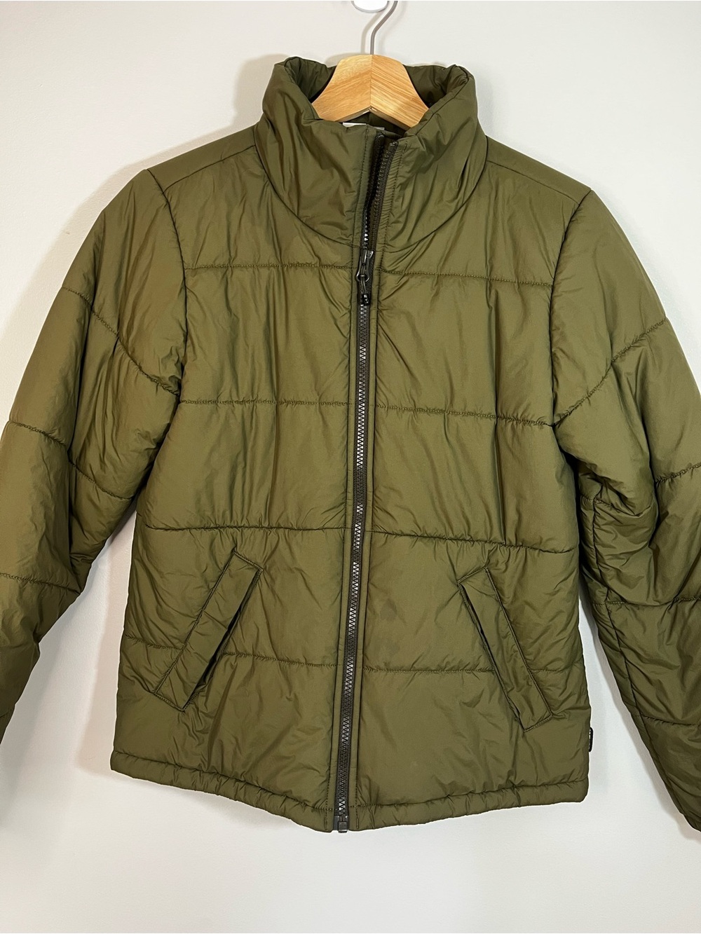 REI CoOp Olive Green Quilted Puffer Jacket Women’s XS